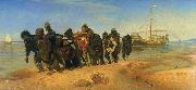 Burlaks on Volga,
